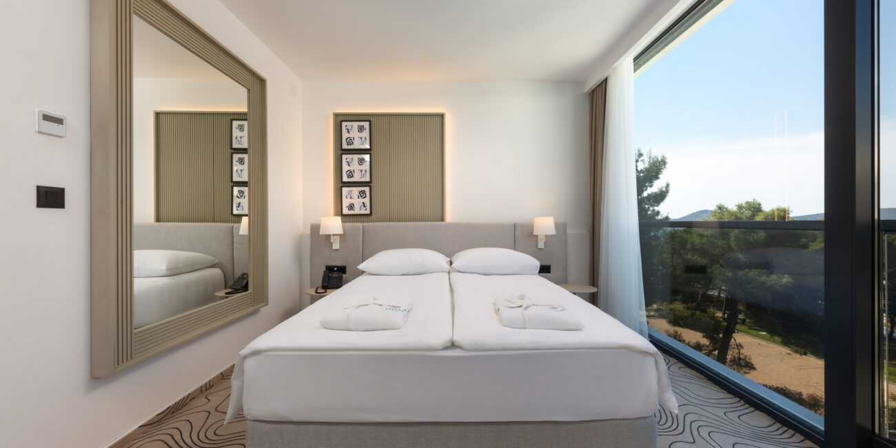 SeeSea Hotel Vodice Doppelzimmer Seeblick