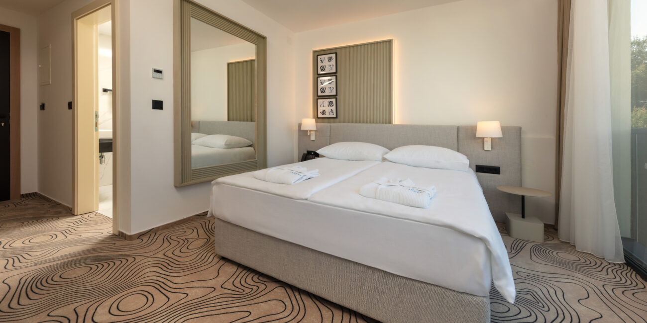 SeeSea Hotel Vodice Doppelzimmer Seeblick